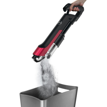 Hoover HF210H 011 Aspirateur-balai 2 en 1 Batterie Sec EPA Sans sac 165 W Noir, Rouge