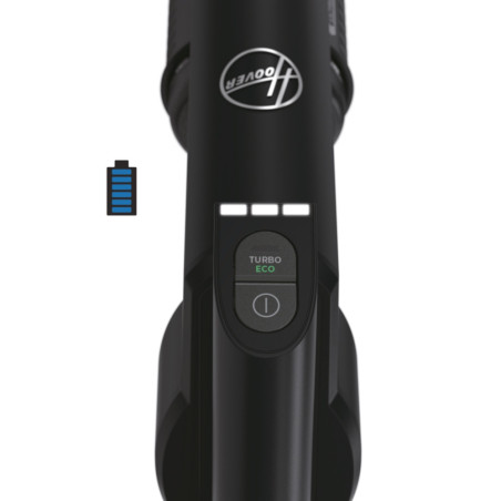 Hoover HF210H 011 Aspirateur-balai 2 en 1 Batterie Sec EPA Sans sac 165 W Noir, Rouge