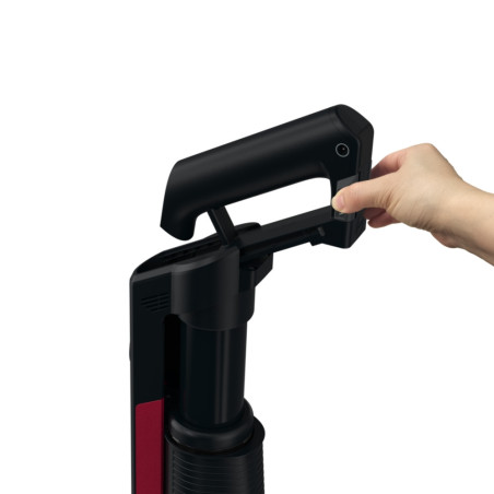 Hoover HF210H 011 Aspirateur-balai 2 en 1 Batterie Sec EPA Sans sac 165 W Noir, Rouge