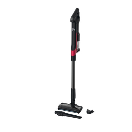 Hoover HF210H 011 Aspirateur-balai 2 en 1 Batterie Sec EPA Sans sac 165 W Noir, Rouge