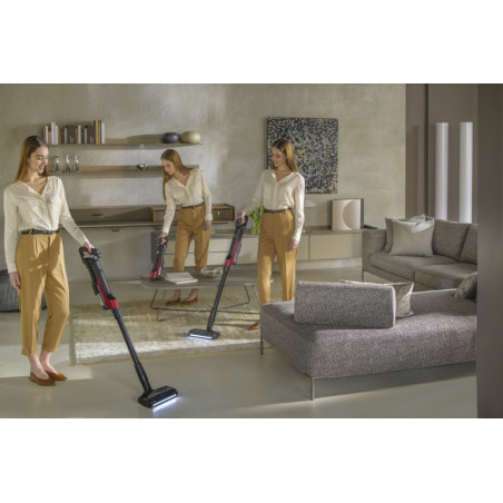 Hoover HF210H 011 Aspirateur-balai 2 en 1 Batterie Sec EPA Sans sac 165 W Noir, Rouge