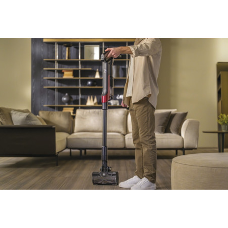 Hoover HF210H 011 Aspirateur-balai 2 en 1 Batterie Sec EPA Sans sac 165 W Noir, Rouge