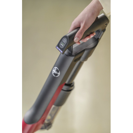 Hoover HF210H 011 Aspirateur-balai 2 en 1 Batterie Sec EPA Sans sac 165 W Noir, Rouge