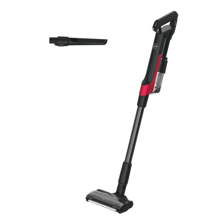 Hoover HF210H 011 Aspirateur-balai 2 en 1 Batterie Sec EPA Sans sac 165 W Noir, Rouge