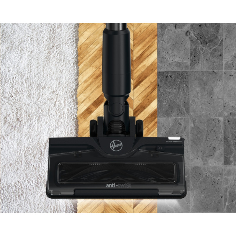 Hoover HF210H 011 Aspirateur-balai 2 en 1 Batterie Sec EPA Sans sac 165 W Noir, Rouge