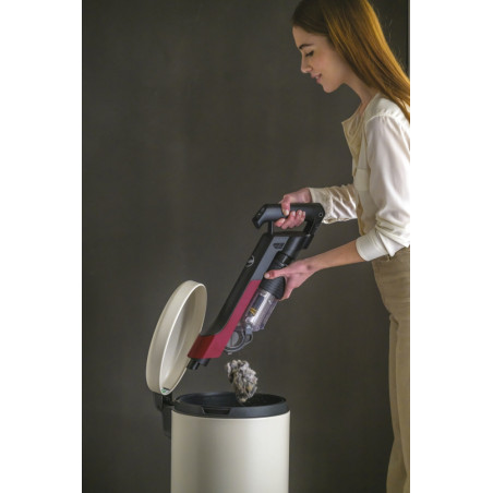 Hoover HF210H 011 Aspirateur-balai 2 en 1 Batterie Sec EPA Sans sac 165 W Noir, Rouge