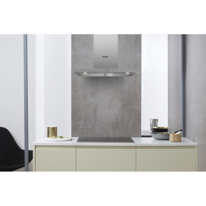 Whirlpool AKR 558 3 IX Monté au mur Acier inoxydable 428 m³ h D