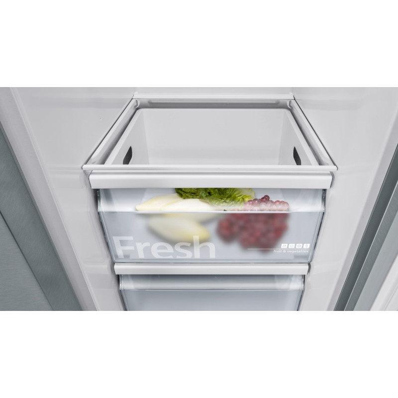 Siemens iQ500 KA93GAIEP frigo américain Pose libre 560 L Acier inoxydable
