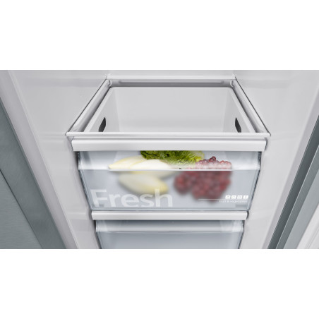 Siemens iQ500 KA93GAIEP frigo américain Pose libre 560 L Acier inoxydable