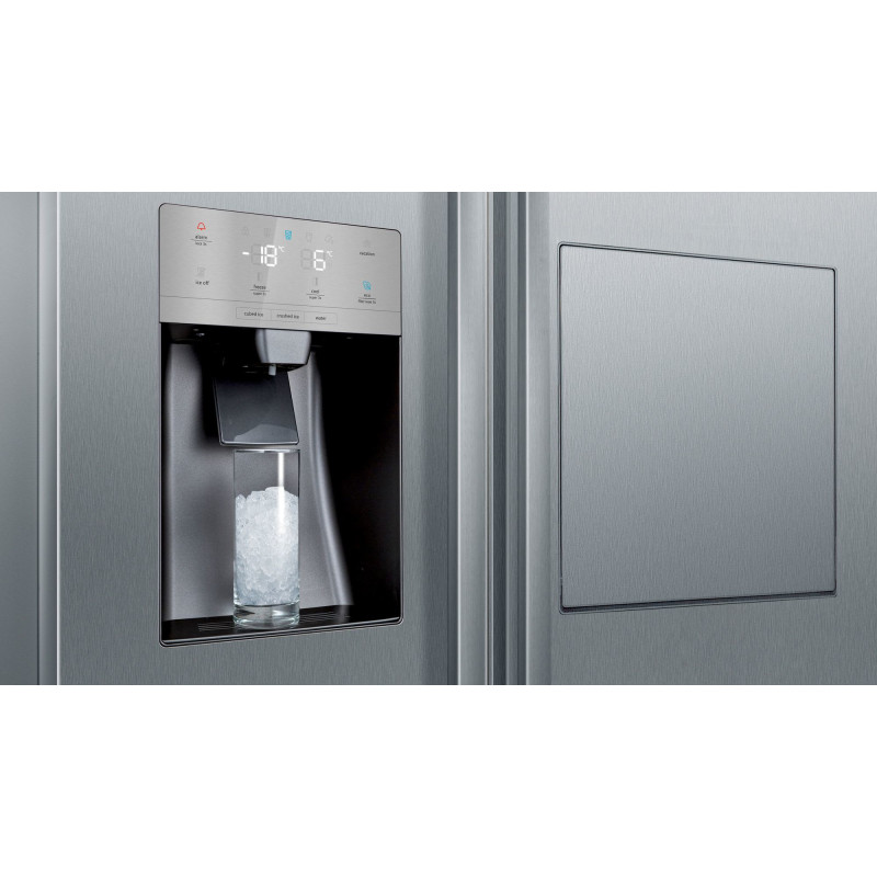 Siemens iQ500 KA93GAIEP frigo américain Pose libre 560 L Acier inoxydable