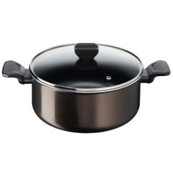 Tefal Easy Cook & Clean B5544602 casserole à sauce Rond Noir, Marron