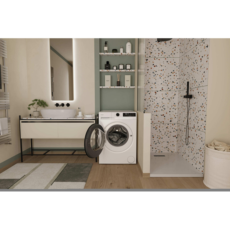 Candy GD 49B8-S wasmachine Voorlader 9 kg 1351 RPM Wit
