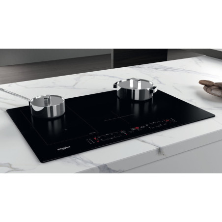 Whirlpool WL B2977 NE Zwart Ingebouwd 77 cm Inductiekookplaat zones 4 zone(s)