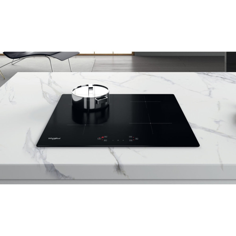 Whirlpool WS Q4860 NE Zwart Ingebouwd 60 cm Inductiekookplaat zones 4 zone(s)
