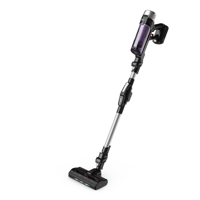 Rowenta RH2037 Aspirateur-balai 2 en 1 Batterie Sec Sans sac 0,4 L 250 W Noir, Violet