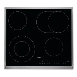 AEG HK634060XB Noir Intégré (placement) Céramique 4 zone(s)
