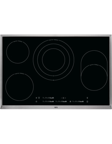AEG HK854870XB kookplaat Zwart Ingebouwd Keramisch 4 zone(s)