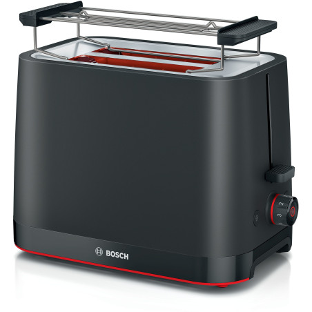 Bosch TAT3M123 broodrooster 2 snede(n) 950 W Zwart