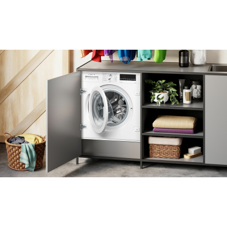 Bosch Serie 8 , Inbouw Wasmachine, voorlader, 8 kg, 1400 rpm, WIW28542EU