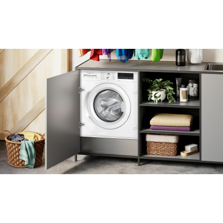 Bosch Serie 8 , Inbouw Wasmachine, voorlader, 8 kg, 1400 rpm, WIW28542EU