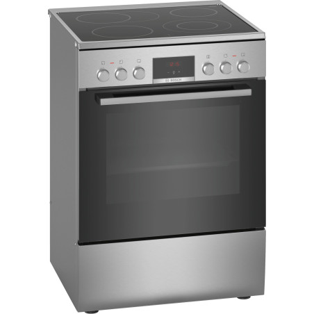 Bosch Serie 4 HKR39C250 four et cuisinière Electrique Céramique Noir, Gris