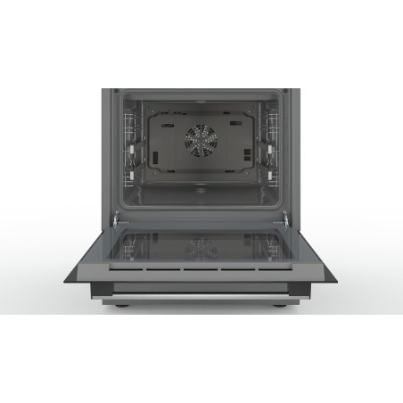 Bosch Serie 4 HKR39C250 fornuis Vrijstaand fornuis Electrisch Keramisch Zwart, Grijs