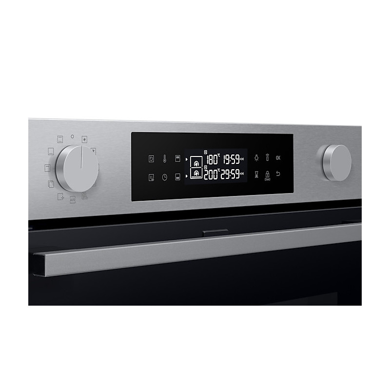Samsung NV7B4550VAS/U1 four 76 L Noir, Acier satin