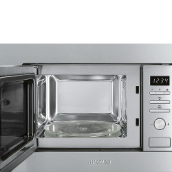 Smeg FMI020X micro-onde Intégré (placement) Micro-ondes grill 20 L 800 W Acier inoxydable 2