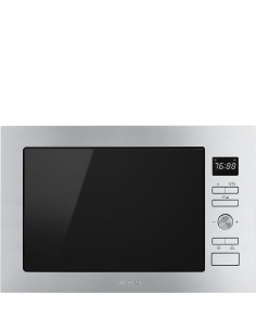 Smeg FMI425X micro-onde Intégré (placement) Micro-ondes grill 25 L 900 W Acier inoxydable