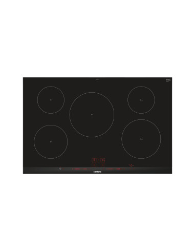 Siemens EH875LVC1E kookplaat Zwart, Roestvrijstaal Ingebouwd Inductiekookplaat zones 5 zone(s)