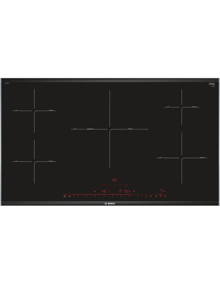 Bosch PIV975DC1E plaque Noir Intégré (placement) Plaque avec zone à induction 5 zone(s)