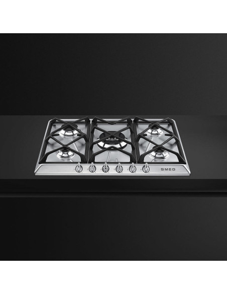 Smeg Victoria SR975XGH kookplaat Roestvrijstaal Ingebouwd 68.5 cm Gaskookplaat 5 zone(s)