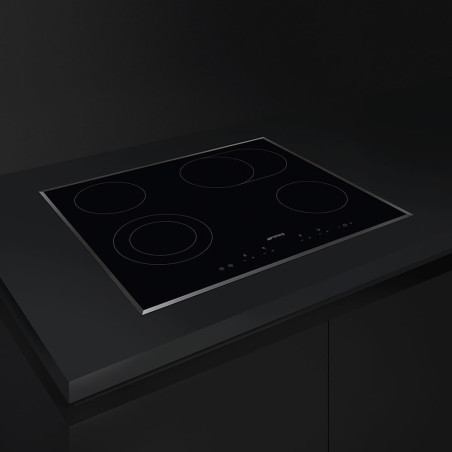 Table induction SMEG SI2641D 4 foyers noir - Plaque induction