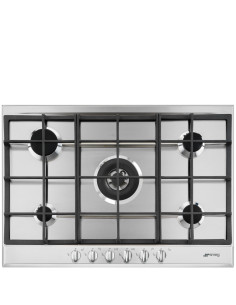Smeg P272XGH kookplaat Roestvrijstaal Ingebouwd Gaskookplaat 5 zone(s)