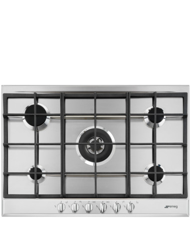 Smeg P272XGH kookplaat Roestvrijstaal Ingebouwd Gaskookplaat 5 zone(s)