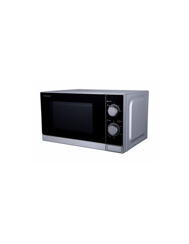 Sharp Home Appliances R-200INW magnetron Aanrecht Solo-magnetron 20 l 800 W Zilver