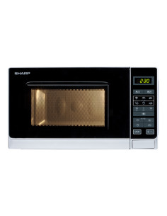 Sharp Home Appliances R-242INW micro-onde Comptoir Micro-ondes uniquement 20 L 800 W Argent