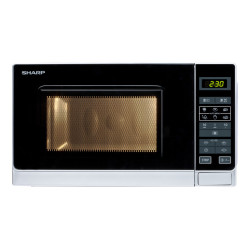 Sharp Home Appliances R-242INW magnetron Aanrecht Solo-magnetron 20 l 800 W Zilver