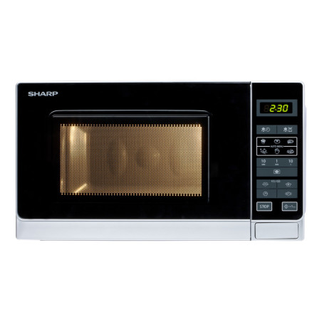 Sharp Home Appliances R-242INW magnetron Aanrecht Solo-magnetron 20 l 800 W Zilver