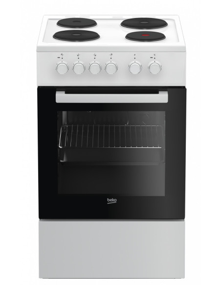 Beko FSS56000GW fornuis Vrijstaand fornuis Gesealde plaat Wit A