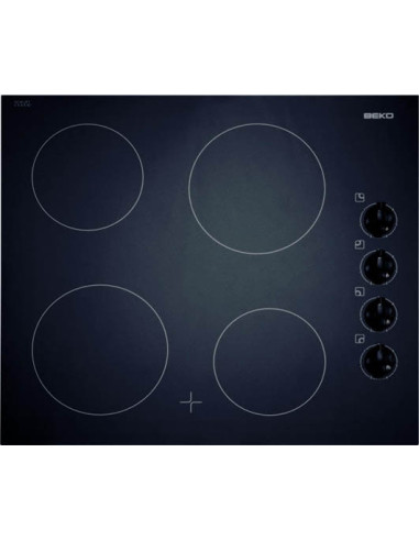 Beko HIC 64100 kookplaat Zwart Ingebouwd Inductiekookplaat zones 4 zone(s)