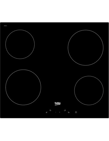 Beko HIC 64400 E kookplaat Zwart Ingebouwd 60 cm Keramisch 4 zone(s)