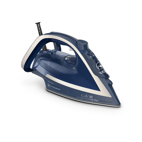 Calor FV6830C0 strijkijzer Droog- & stoomstrijkijzer Durilium AirGlide soleplate 2800 W Blauw, Zilver