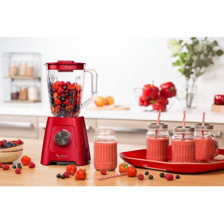 Blender WMF KITCHENminis 0,6L – 300W, Acier Inoxydable, Lames Perfect Cut, Bols Tritan Sans BPA, Arrêt Automatique