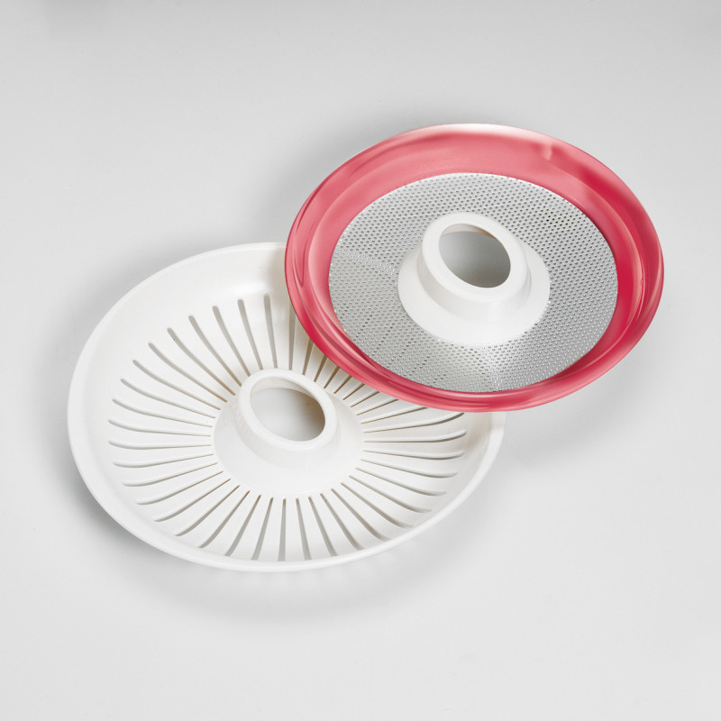 Moulinex PC300B10 presse-agrumes Centrifugeuse lente 25 W Blanc, Gris