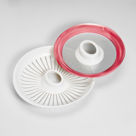 Moulinex PC300B10 presse-agrumes Centrifugeuse lente 25 W Blanc, Gris