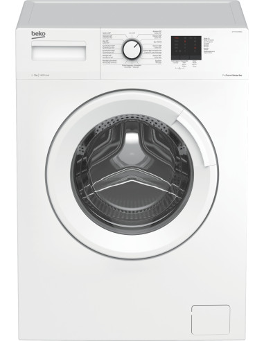 Beko WTV77111BW01 machine à laver Charge avant 7 kg 1400 tr min D Blanc