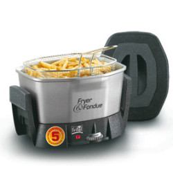 Fritel FF 1400 Enkel 1,5 l 1400 W Antraciet, Zilver