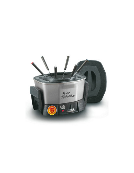 Fritel FF 1400 Enkel 1,5 l 1400 W Antraciet, Zilver