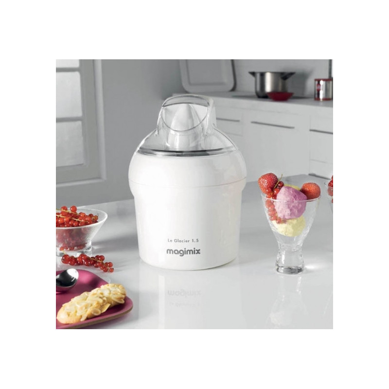 Magimix Glacier IJsmachine 1,5 l 15 W Wit